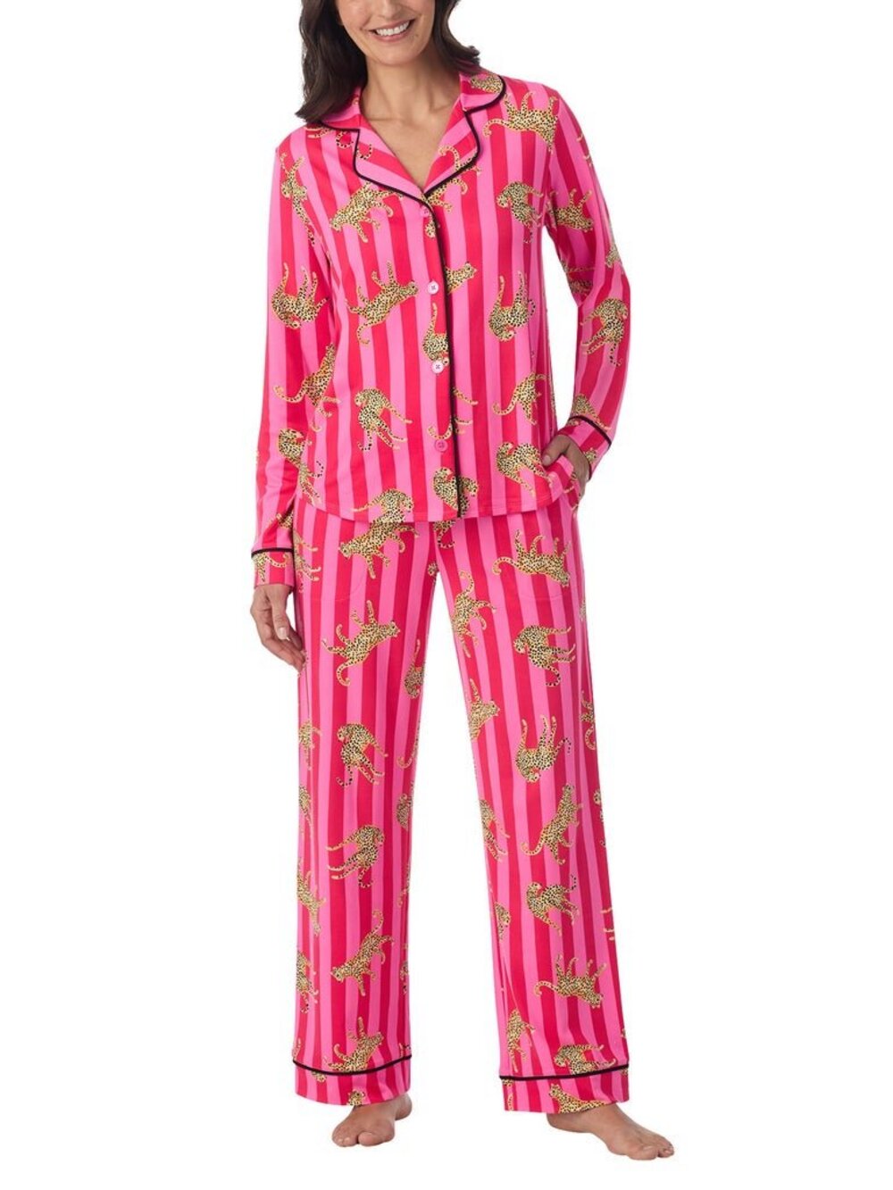 Room Service Women's Notch Collar PJ Set